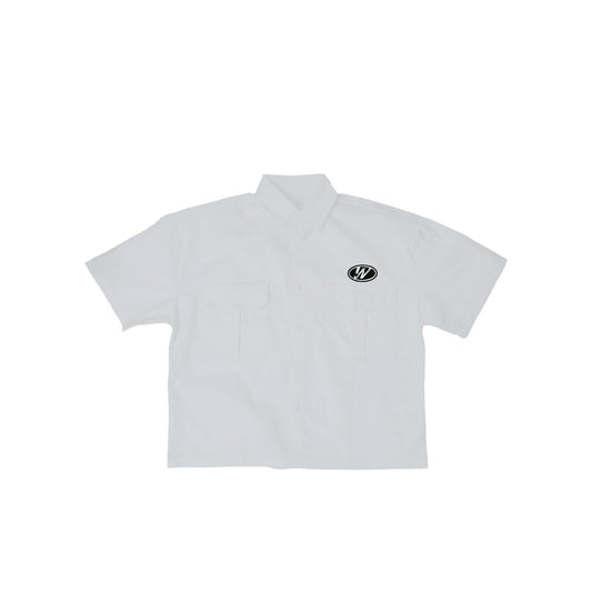 WHT POLO (BOXY CROPPED)
