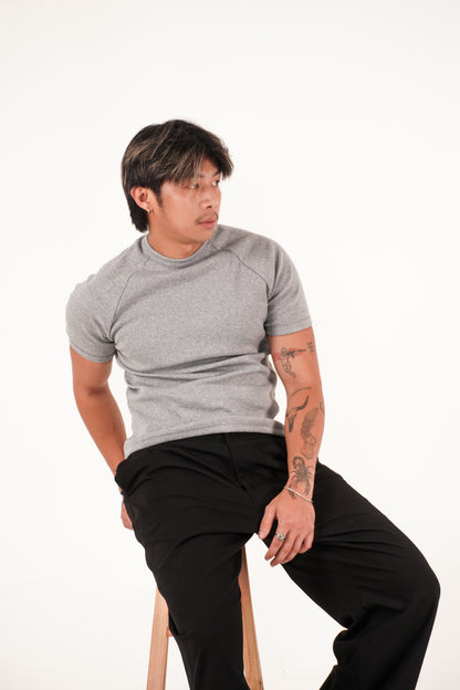 THREADS SLIM FIT RAGLAN (RIBBED)